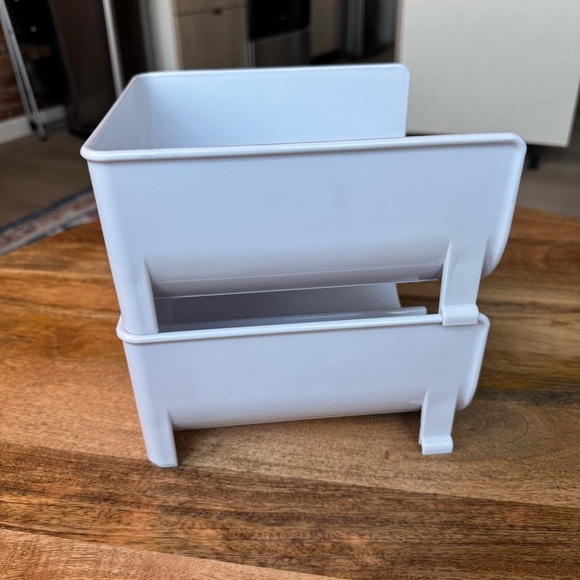 Stackable White Bottle Storage - Picture 4 of 4